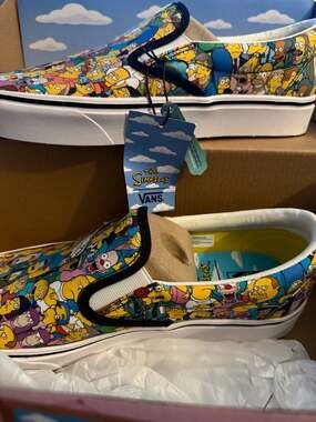 Vans x The Simpsons ComfyCush Slip-On Springfield Shoes